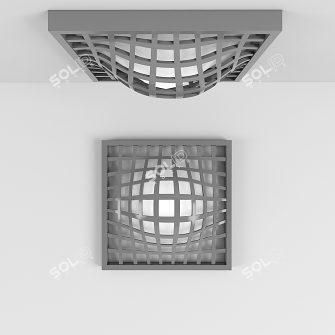 Kwark LED Pendant Lamp 3D model image 1