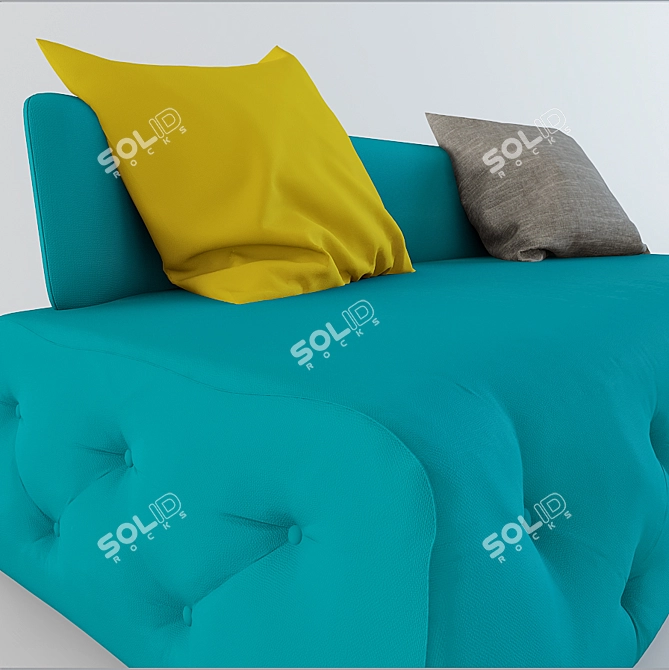 Modern masterpiece: DANDY Sofa by Arflex 3D model image 2