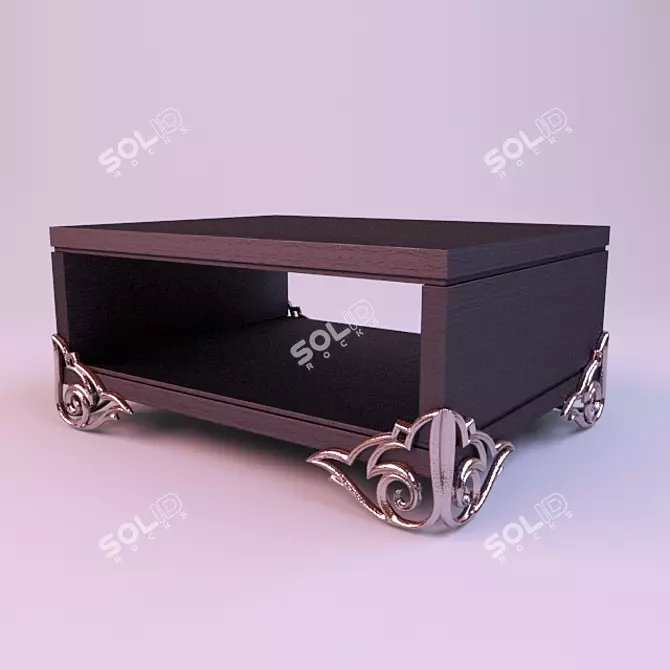 Elegant Elledue Coffee Table 3D model image 1