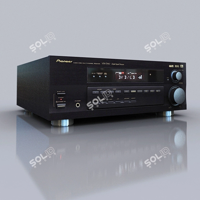 Pioneer VSX-D510 Receiver: Powerful Sound 3D model image 2