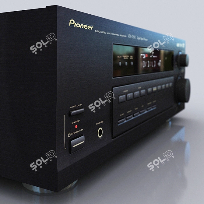 Pioneer VSX-D510 Receiver: Powerful Sound 3D model image 3