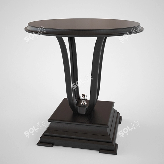 LCI Stile Decora Mini Round Table 3D model image 1