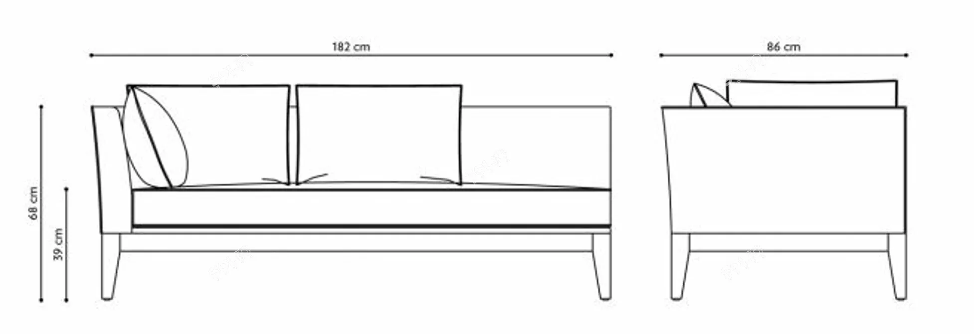 Philippe Hurel Mallory: Timeless Luxury Furniture 3D model image 2