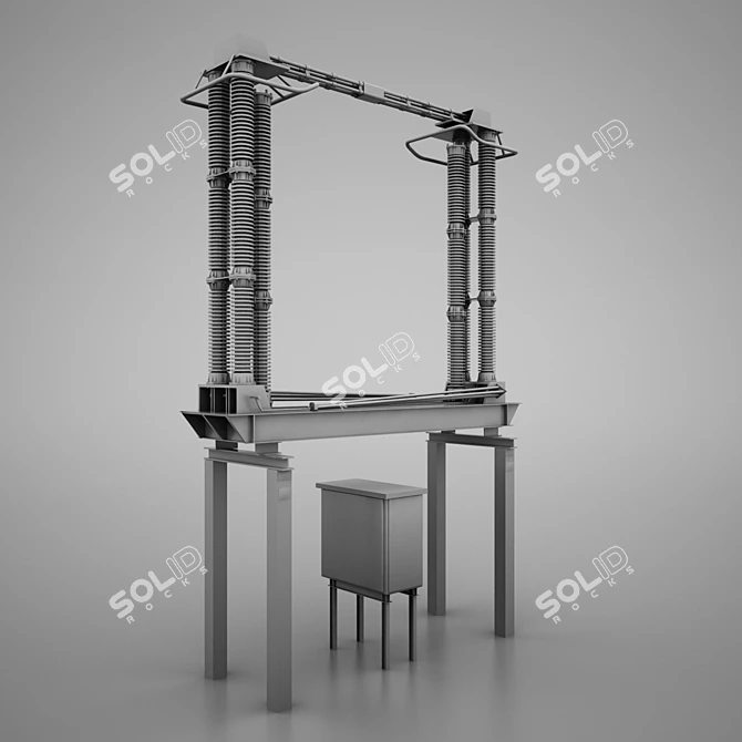 Universal Power Distributor 3D model image 1