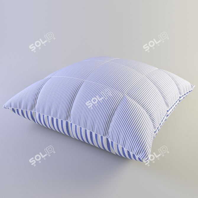 CozyDreams Plush Pillow 3D model image 1
