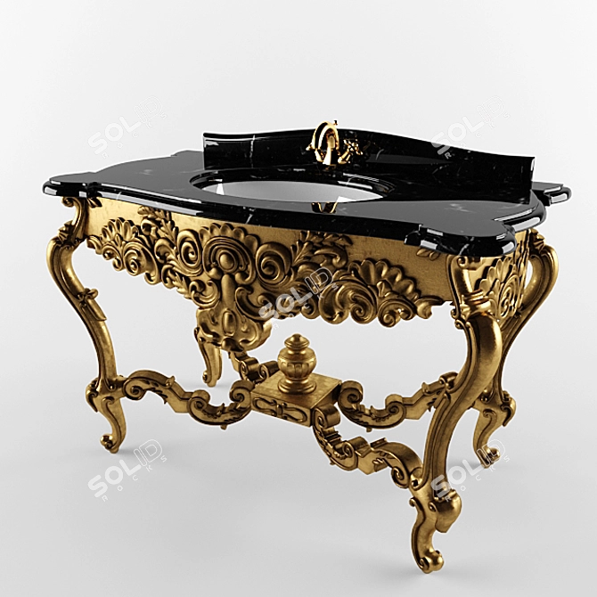 Bianchini&Capponi Rinascimento Console 3D model image 1