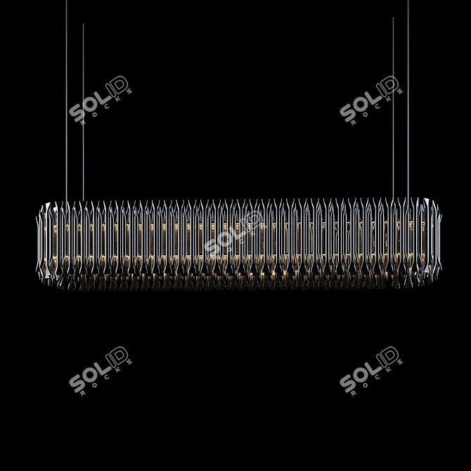 Elegant Matheny Pendant Lighting 3D model image 3