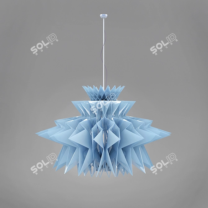 Sleek Illumination: Modern Lamp 3D model image 1
