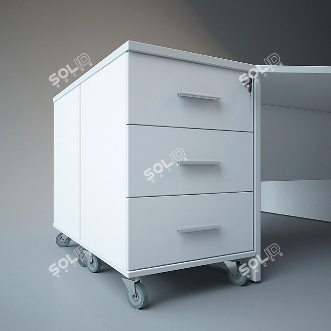 ZETA Staff Furniture 3D model image 2