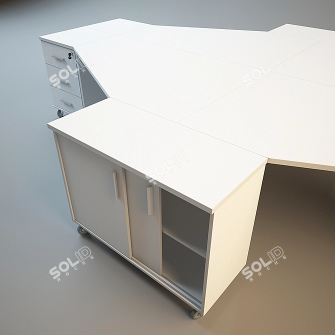 ZETA Staff Furniture 3D model image 3