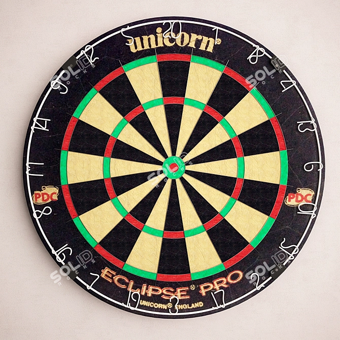 Pro Dartboard: UNICORN ECLIPSE PRO 3D model image 1