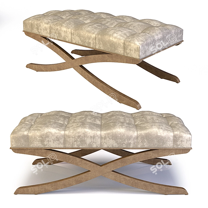 Luxury Xena Banquette by Christopher Guy 3D model image 3