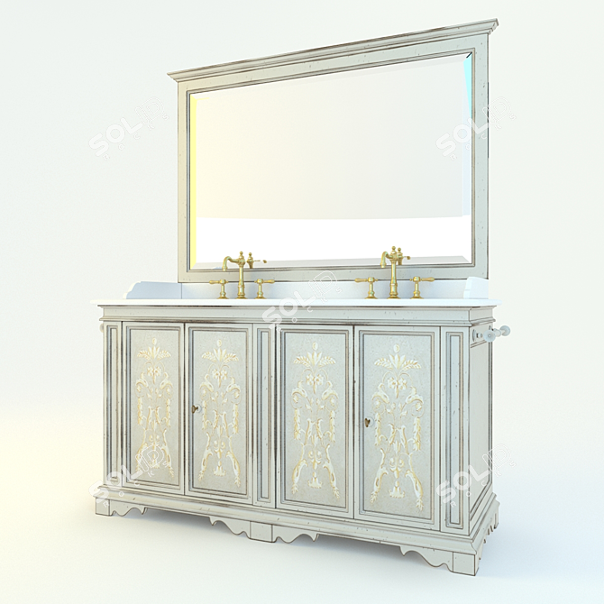 Elegant Timepiece: Bianchini & Capponi 3D model image 1