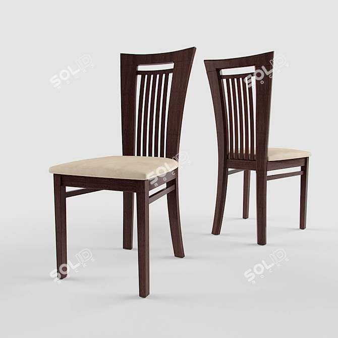 Elegant Eliseo Chair - 6311 3D model image 1