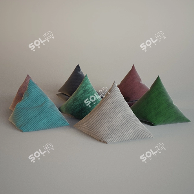 Luxury Velvet V-Ray Mat 3D model image 1