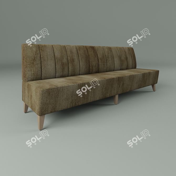Sandalyeci Lotti Settee 3D model image 1