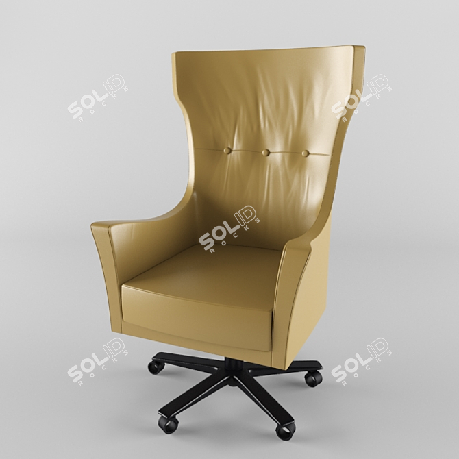 Luxury Italian Armchair | Giorgetti Barry 3D model image 1