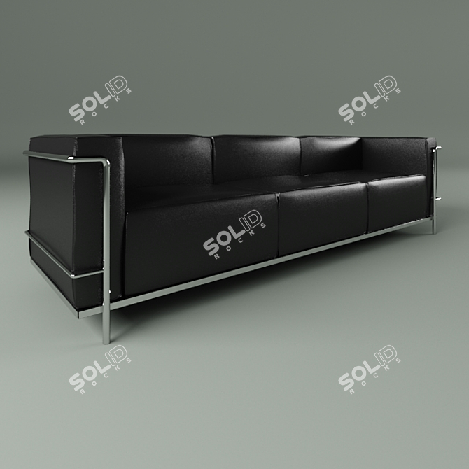 Le Corbusier LC3 Sofa 3D model image 1