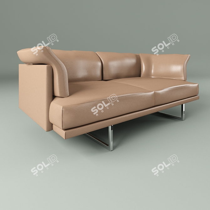 Versatile Modular Seating System 3D model image 1