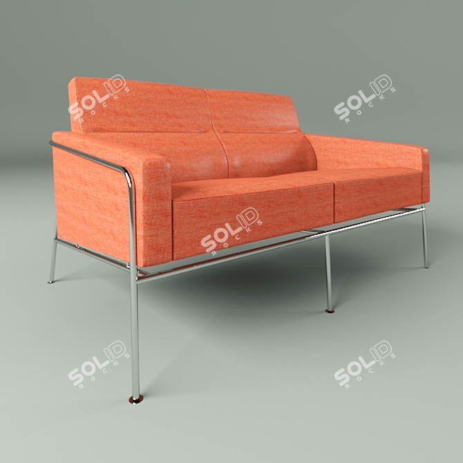 Modern Elegance: Series 3300 Seating 3D model image 1