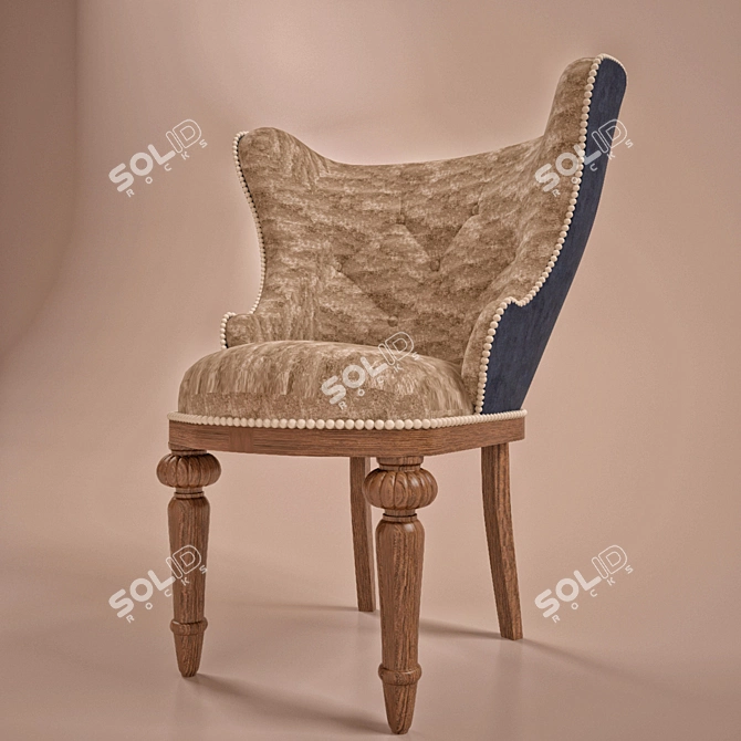 Timeless Elegance: Classic Chair 3D model image 1