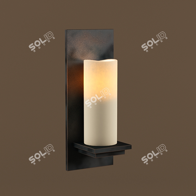 Vintage-inspired Sconce by Restoration Hardware 3D model image 1