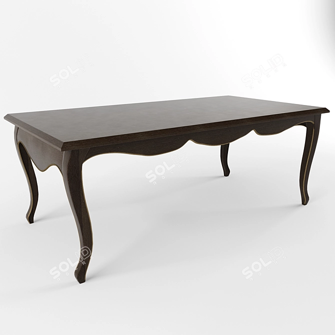 Timeless Table 3D model image 1