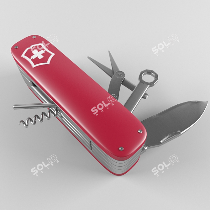 Versatile Swiss Army Knife 3D model image 1