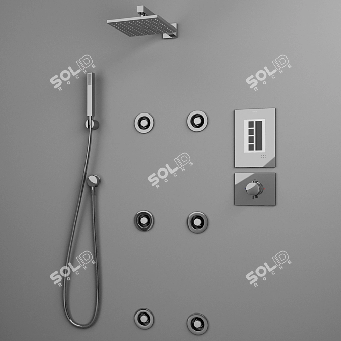 Ultimate Rainshower Bliss PSU1000E 3D model image 1