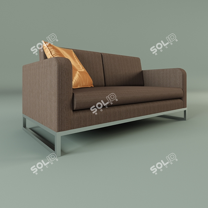 Modern Comfort Sofa 3D model image 1