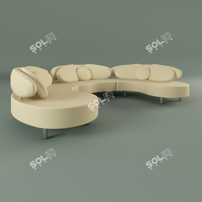 Modular Transforming Sofa 3D model image 1