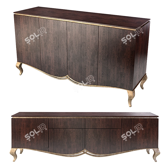 Elegant Drawer Collection by Christopher Guy 3D model image 2