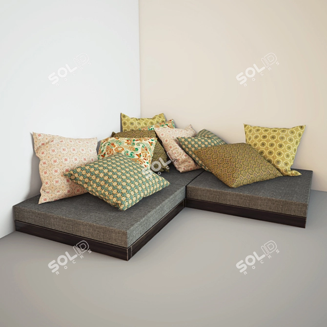 Luxury V-Ray Mat | Plush Comfort 3D model image 1