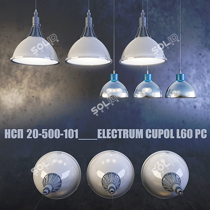 ELECTRUM CUPOL L60 PC Pendant Light 3D model image 1