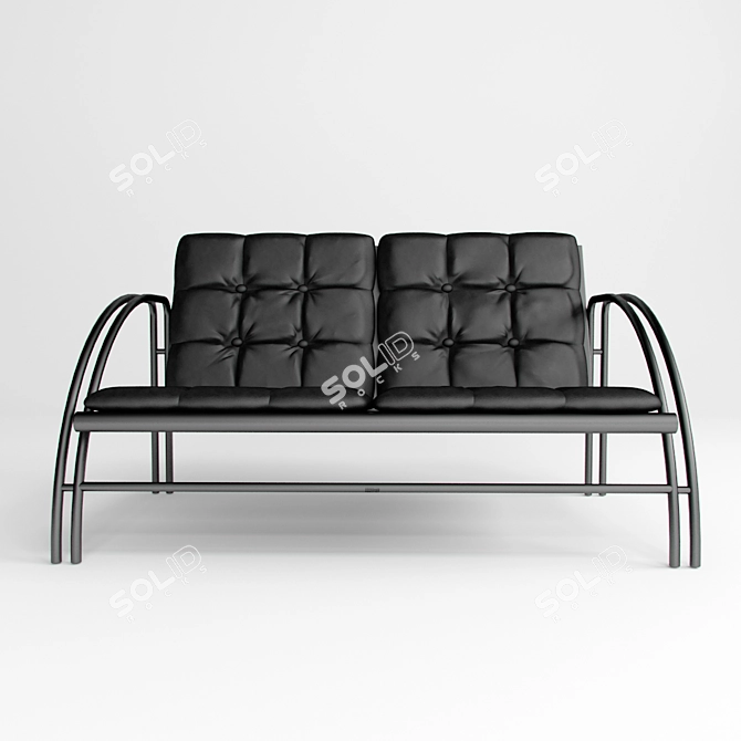 Office Oasis: Comfy Couch 3D model image 2