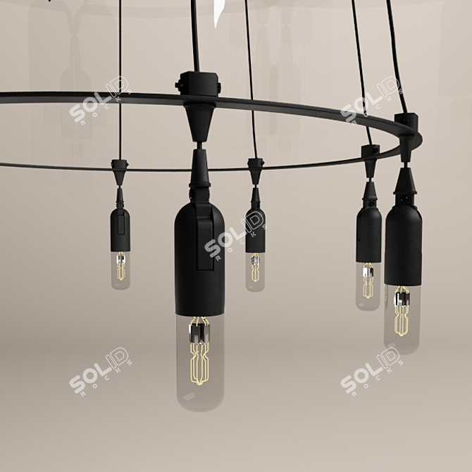 Karman "Birdy" Pendant Light 3D model image 2