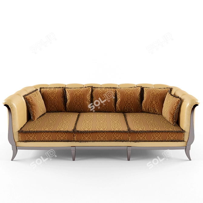 Elegant Medea Sofa 3D model image 1