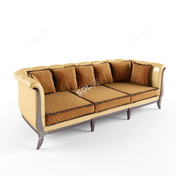 Elegant Medea Sofa 3D model image 2