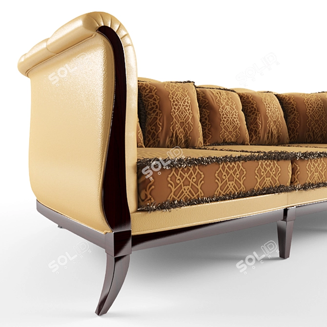 Elegant Medea Sofa 3D model image 3