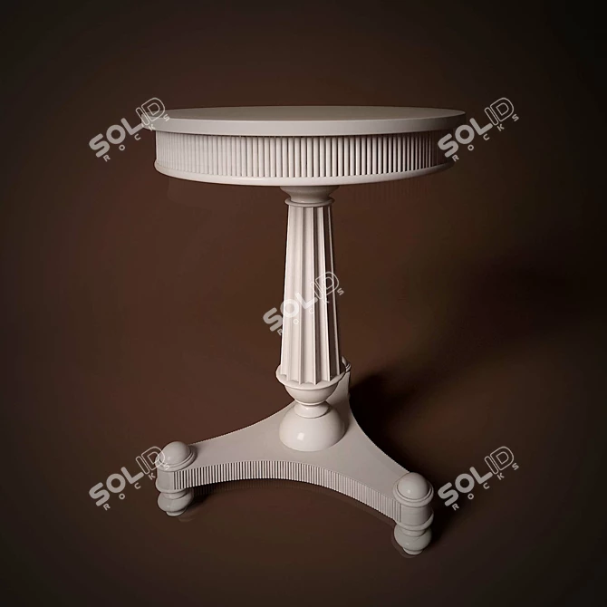 Elegant RICORDI Tavolino Table 3D model image 1