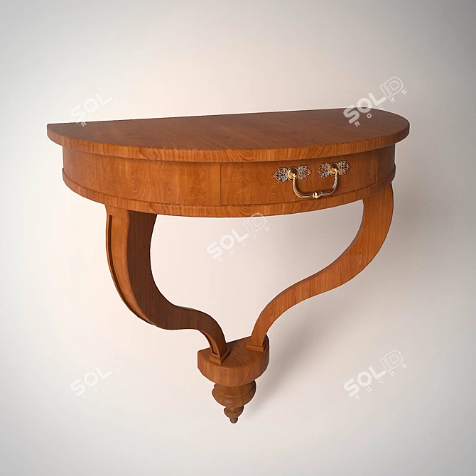 Elegant Palmobili Console 3D model image 1