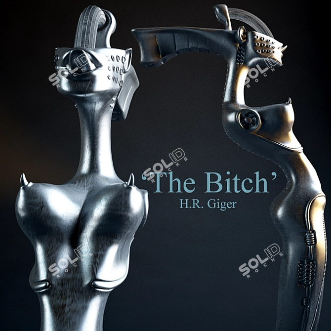 The Giger Mic Stand 3D model image 2