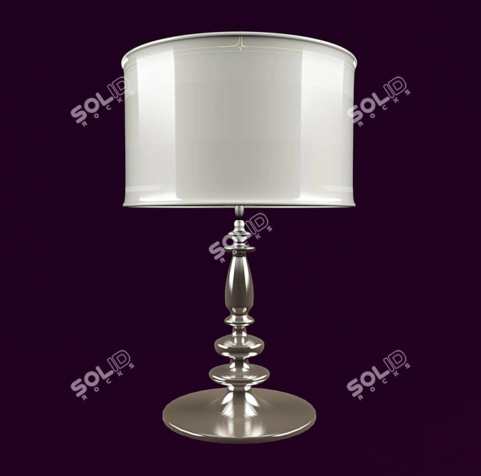 Silver Foil Table Lamp - Schuller 3D model image 1