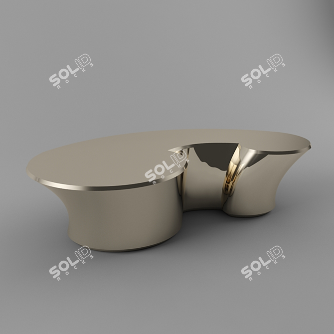 Moderno Low Table - Sleek and Stylish 3D model image 1