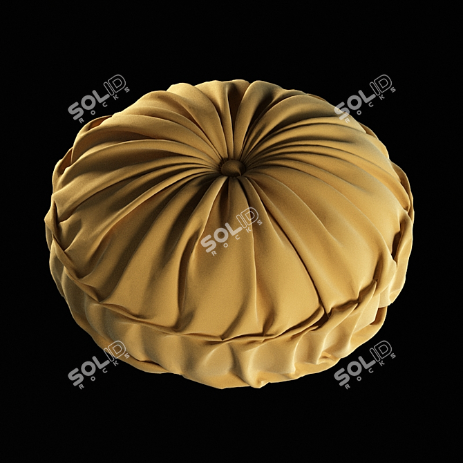 Cozy Round Cushion 3D model image 1