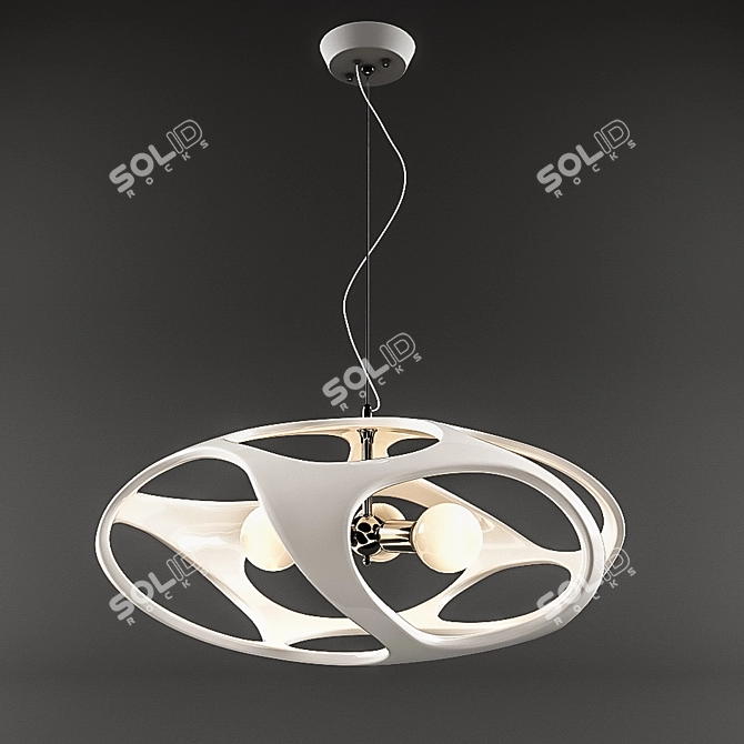 OZCAN Timon Chandelier 3D model image 1