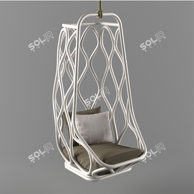 Nautica Hanging Chair Swing by Mut Design 3D model image 1