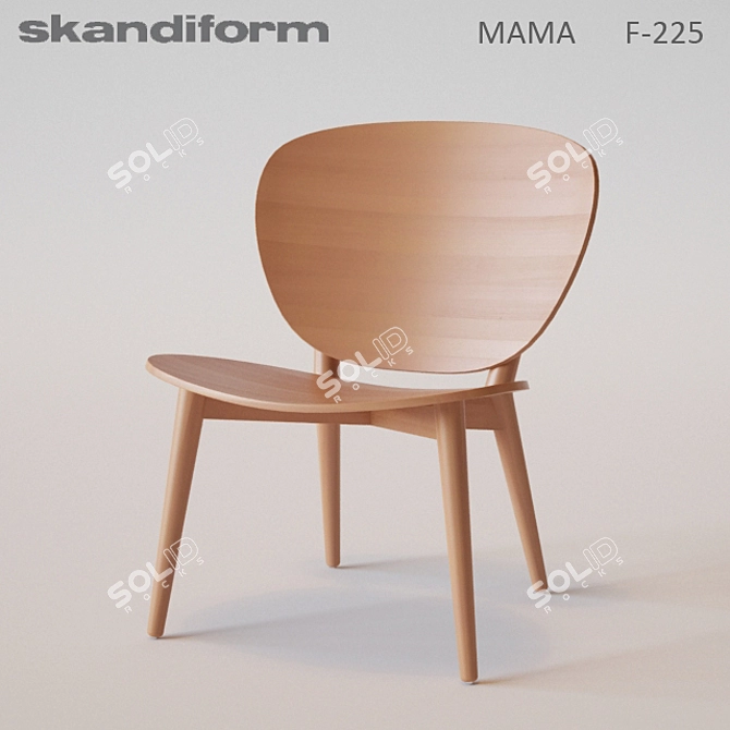 Skandiform Mama F-225 Chair 3D model image 1