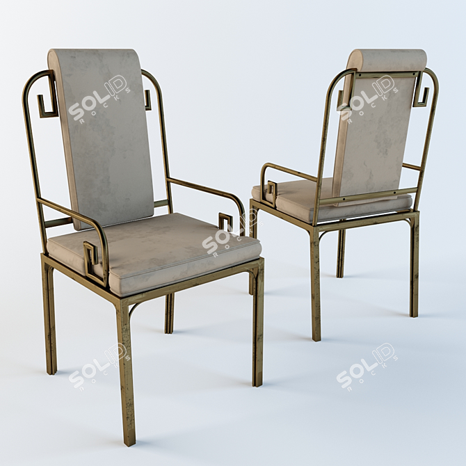 Vintage Inspired Antik Chair 3D model image 1