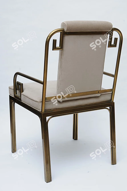 Vintage Inspired Antik Chair 3D model image 2